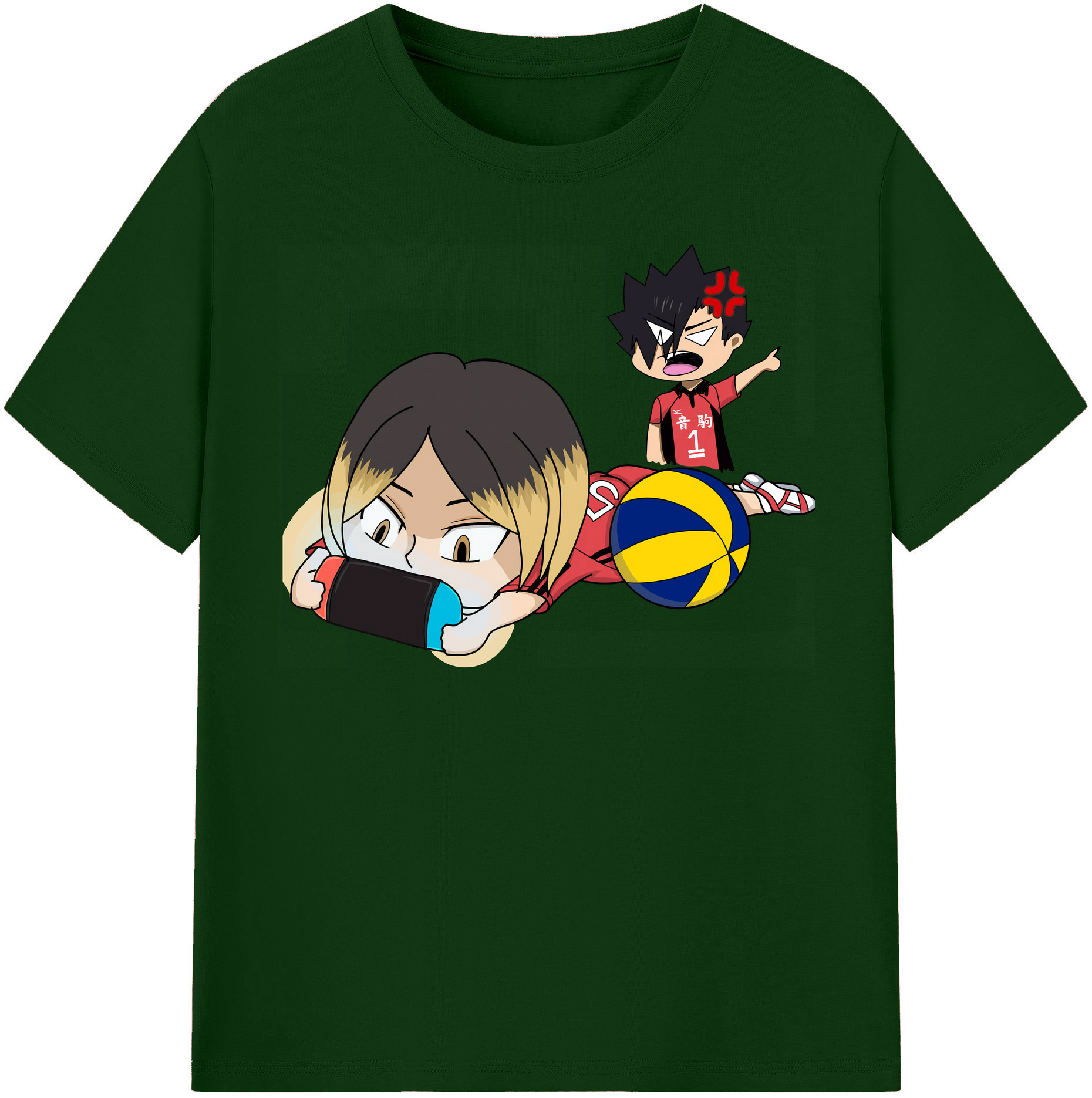 （画像用） ハイキュー!! Haikyu!! 綿100％半袖Tシャツ（フロントプリント）